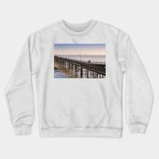 Southend on Sea Pier Beach Essex England Crewneck Sweatshirt